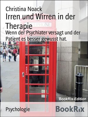 cover image of Irren und Wirren in der Therapie